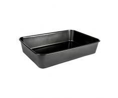 Denby, rostiera, 35Â x 25Â x 5Â cm, Nero
