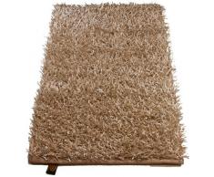 GÃ¶zze Shaggy Tappeto, Poliestere, Crema, 70 x 120 cm