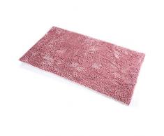 Sophie Maison Silky Tappeto, 100% PES Microfibra, Rosa, 50x80