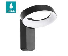Eglo Pernate - Lampada da parete in alluminio pressofuso, 11 W, colore: antracite