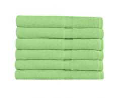 Westward Ho! 3105BGR Asciugamano da Bagno in Cotone, Confezione da 6, 390GSM, Verde