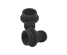 vin bouquet FIC 003 AC - Set di Due Tappi per la Pompa a Vuoto per Vino