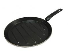 Magefesa 01102536Â â Bistecchiera Grill Rotonda, 28Â cm, Colore: Nero
