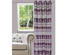 Splendid Collezione ETHNICK - Tenda con Occhielli, 140 x 245 cm, Colore Viola