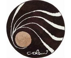 Grund Colani 18 Tappeto per Il Bagno, Poliacrilico Ultrasoft, Marrone, 80 cm