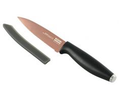 Kuhn Rikon Of SwitzerlandÂ âÂ Ice-Hardened Titanium Coltello seghettato, in Acciaio Inox, Oro, 2Â x 2.2Â x 20Â cm