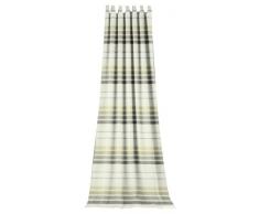 Horn textiles - Tenda Nautik in tessuto con passanti, 245 cm x 135 cm, colore marrone