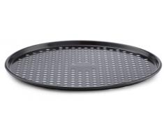 Prestige Inspire - Teglia per Pizza, in Acciaio Inox, 35Â cm, Colore:Â Nero, Acciaio, Black, 35 cm