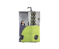 Douceur dIntérieur tempo tenda con occhielli e stampa, poliestere., Poliestere, verde, 280x140 cm