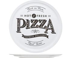 Cosy & Trendy 4562420Â hot-fresh Pizza Piatto, Ceramica, Bianco, 30Â cm