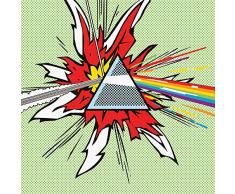 Pink Floyd-Dark Side of The Moon, Pop Art Stampa su Tela, in Poliestere, Multicolore, 40 x 40 cm