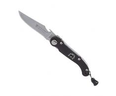 LAGUIOLE 1.10.171.53. - Coltello Tascabile Baroudeur, con Manico in Alluminio anodizzato, Colore: Nero