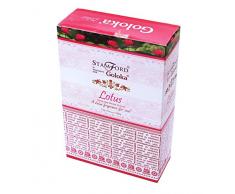 GOLOKA - Bastoncini di incenso, Aroma: Loto, Confezione da 15