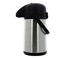 Utilhom 6615340 - Brocca isotermica 1 L 9 Doppia Parete, Acciaio Inox