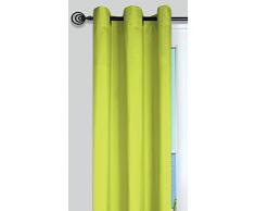 Bella Casa Nelson R64689009 Cotone Tende 135 x 240 cm Verde di Calce