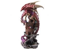 Puckator DRG354 Statua di Drago della Leggenda Oscura di Castello, 47 cm