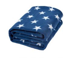 Dreamscene Coperta Morbida in Flanella di Pile, per Divano dei Bambini, Blu, 125 x 150cm