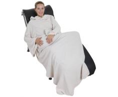 Napelino - Coperta con le maniche, 200 x 145 cm, colore: Crema