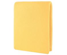 CelinaTex Aqua Lenzuolo Elasticizzato Letto Contenitore Letto ad Acqua Cotone Elastan 140x200-160x220 cm Giallo Crema