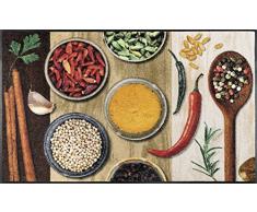 Wash&Dry Hot Spices Zerbino, Acrilico, Bunt, 75 x 120 x 0.7 cm