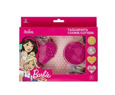 Decora 403000 Tagliapasta con Imprimi Barbie, Plastic