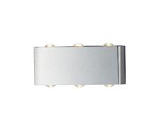 Trio Leuchten Trio 225610607 Lampada da Parete a LED, in Nickel Opaco, 1 Watt SMD 3,2W, 1 W