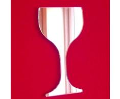 Super Cool Creations Specchio per Bicchieri da Vino, P, 35cm x 19cm