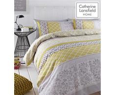 Catherine Lansfield - Biancheria da letto matrimoniale con Copripiumino Matrimoniale, soggetto: uccelli orientali