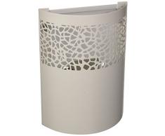 Eglo CARMELIA 91416, E14, 42W, 220-240V Lampada da parete, Bianco