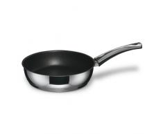 Berndes Injoy Steel Padella Fonda 28 cm, 3.4 Litri, Acciaio Inox