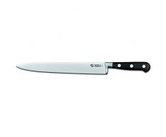 Sanelli Ambrogio Chef Coltello Affettare, 25 cm, Acciaio Inox, Grigio