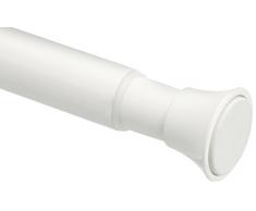 AmazonBasics - Bastone per tenda da doccia, da 198 a 274 cm, bianco
