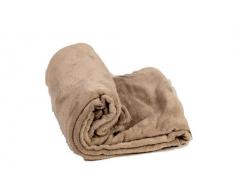 Comptoir du Linge Mic 13 Tau - Manta a Letto, 160 x 200 cm, Beige