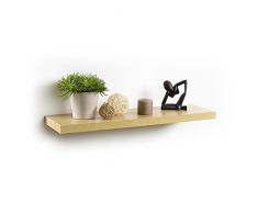 ModulHome 6RAN792CC - Mensola in MDF, Colore: Quercia, 75 x 22,8 x 3,4 cm, pannello mdf