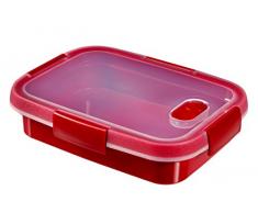 CURVER 232585Â Smart Microonde Rettangolare plastica Rosso 21Â x 16Â x 6Â cm 0,7l