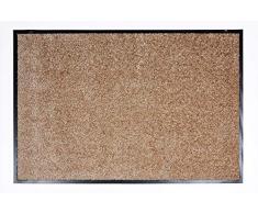 ASTRA Proper Tex Mat - Zerbino Monocolore - Poliammide, Poliammide, Sabbia, 60 x 90 x 0,9 cm