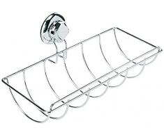 Ordinare&Co Bestlock Kitchen Portarotoli, Metallo, Cromo Lucido, 33x17.3xh.14.5 cm