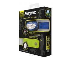 Energizer Sport Pack, torcia frontale + bracciale LED + batterie, corsa e ciclismo, blu