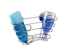 Wenko 21413100 Turbo-Loc mensola per Shampoo - Fissaggio Senza Trapano, Acciaio Inossidabile, 29.5 x 17 x 10 cm, Lucido