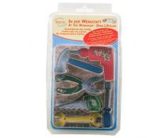 StÃ¤dter 199002 - Set di formine Officina (Trapano, Sega, Martello, Chiave Inglese, cacciavite, pinze), 6 Pezzi in Acciaio Inox