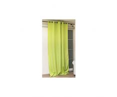 Soleil dOcre ALIX - Tenda con occhielli, Verde, 140 x 250 cm
