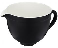 KitchenAid 5KSMCB5BM Ciotola, Accessorio per Robot da Cucina KitchenAid, 4.7 L - Ceramica Nero Opaco