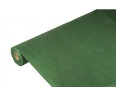 Papstar, Tovaglia, Tessuto Simile, in Tessuto Non Tessuto Soft Selection 25Â m x 1,18Â m Verde Scuro, 82345