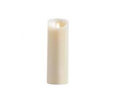 Luminara Candela, Oro, 12,7Â cm P, plastica, Ivory, 23 cm USB (Nero)