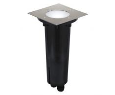 Eglo Riga 3 Lampada da Esterno 9 W, Argento