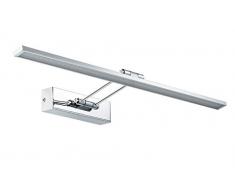 Paulmann 99890 Lampada a Led Per Illuminazione di Quadri Beam Sixty, 11 W, Metallo Cromato