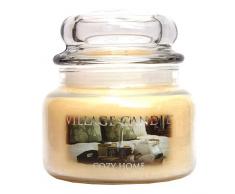 Village Candle 106311371 Cozy Home Vaso Piccolo, Vetro, Beige, 10.3 x 10.1 x 10.9 cm