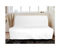 Soleil docre Fodera per Divano matelassÃ© in Cotone Panama Bianco