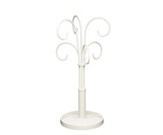 Kitchen Craft Classic Collection Mug Tree in Ferro battuto, 37Â cm (36,8Â cm), Crema
