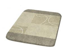 Meusch Curly 2671271360 - Tappeto da Bagno, Misura 60 x 100 cm, Colore: Tortora